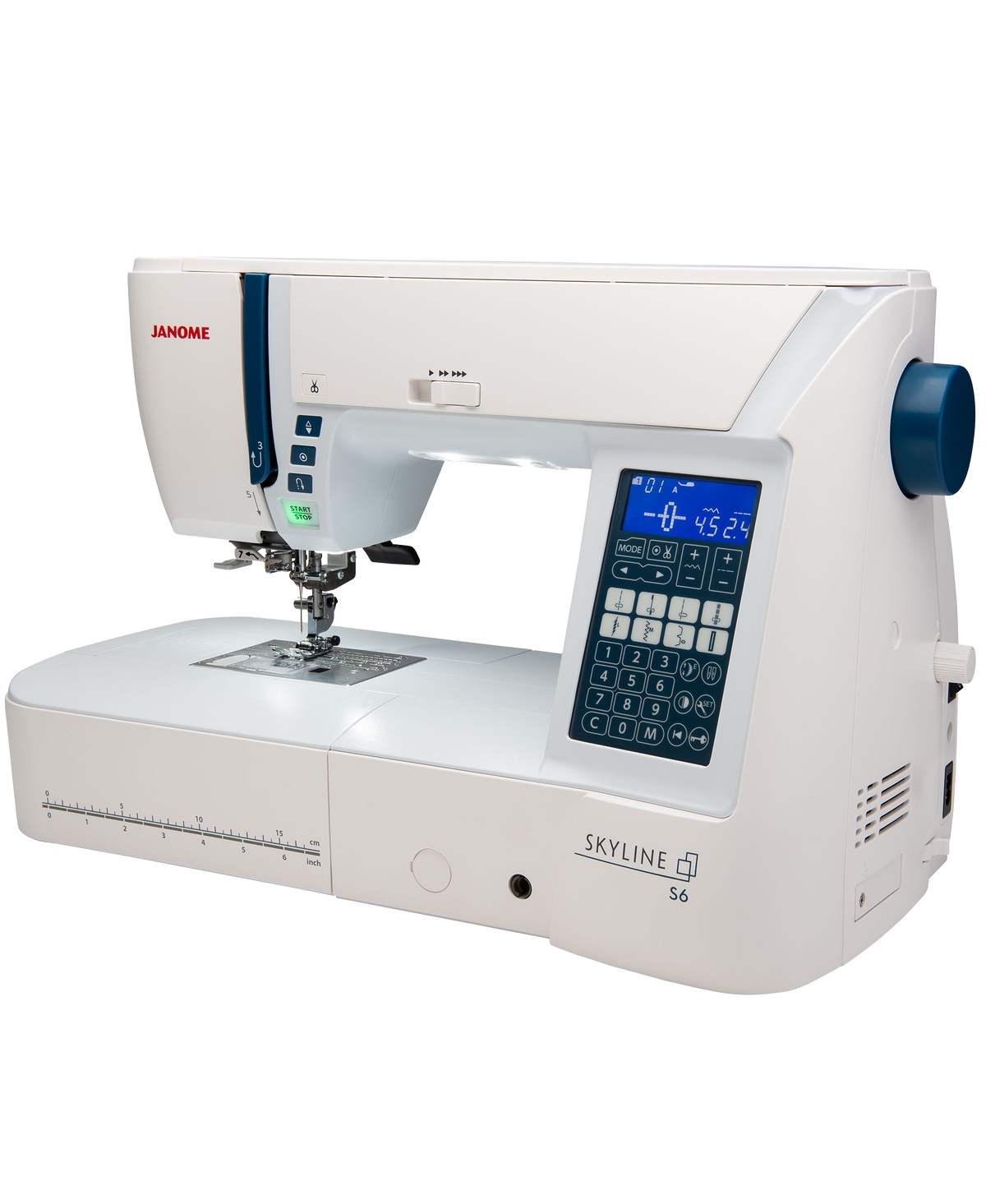 Skyline S6 10th Anniversary Edition Sewing Machine w/Exclusive Bundle - White