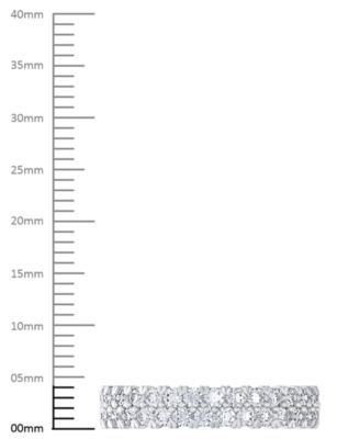 Diamond Double Row Eternity Ring (2 ct. t.w.) in Platinum, 14k White Gold, 14k Gold, or 14k Rose Gold