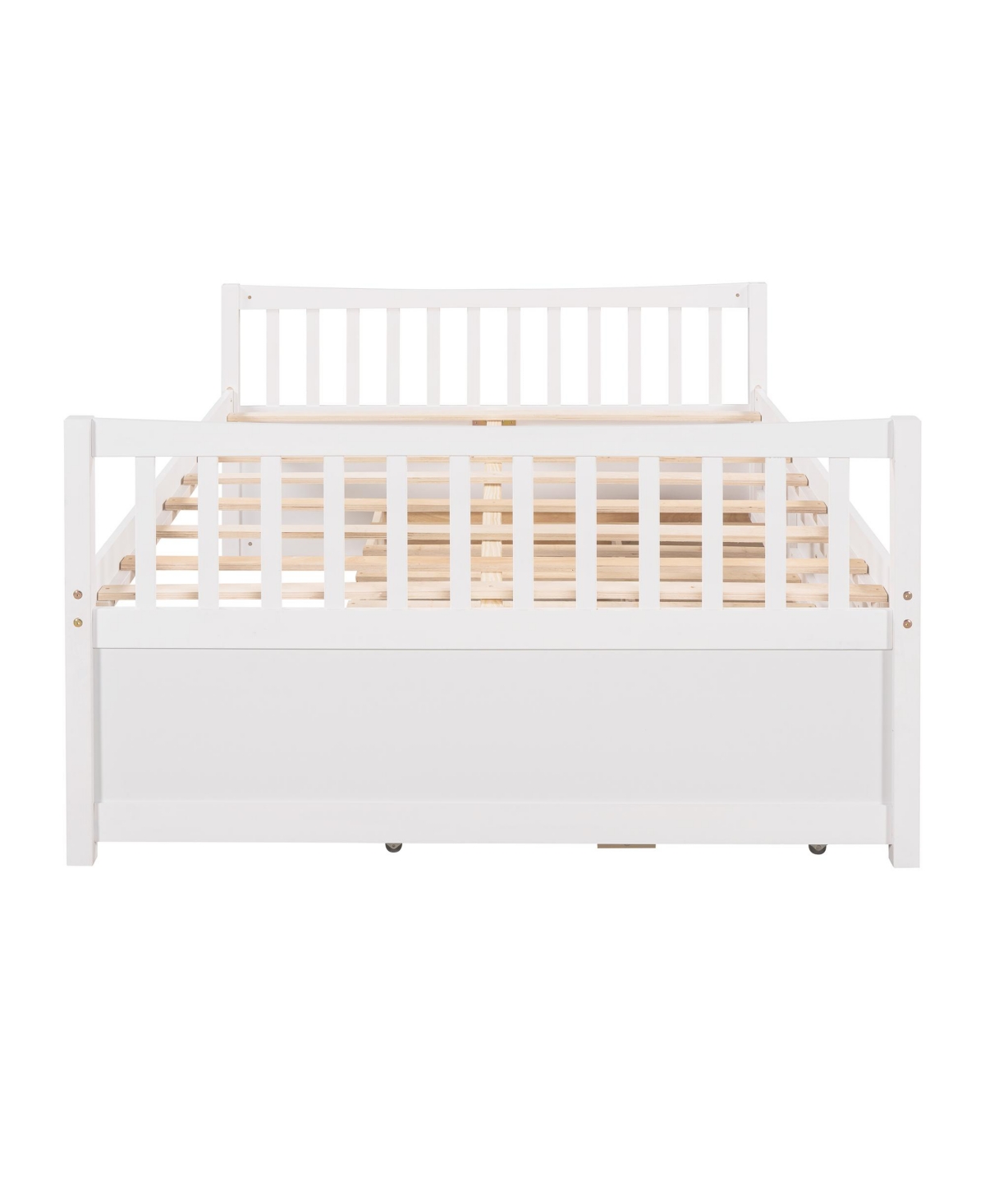 Streamdale Furniture Full Size Daybed With Twin Size Trundle And Drawers, Full Size