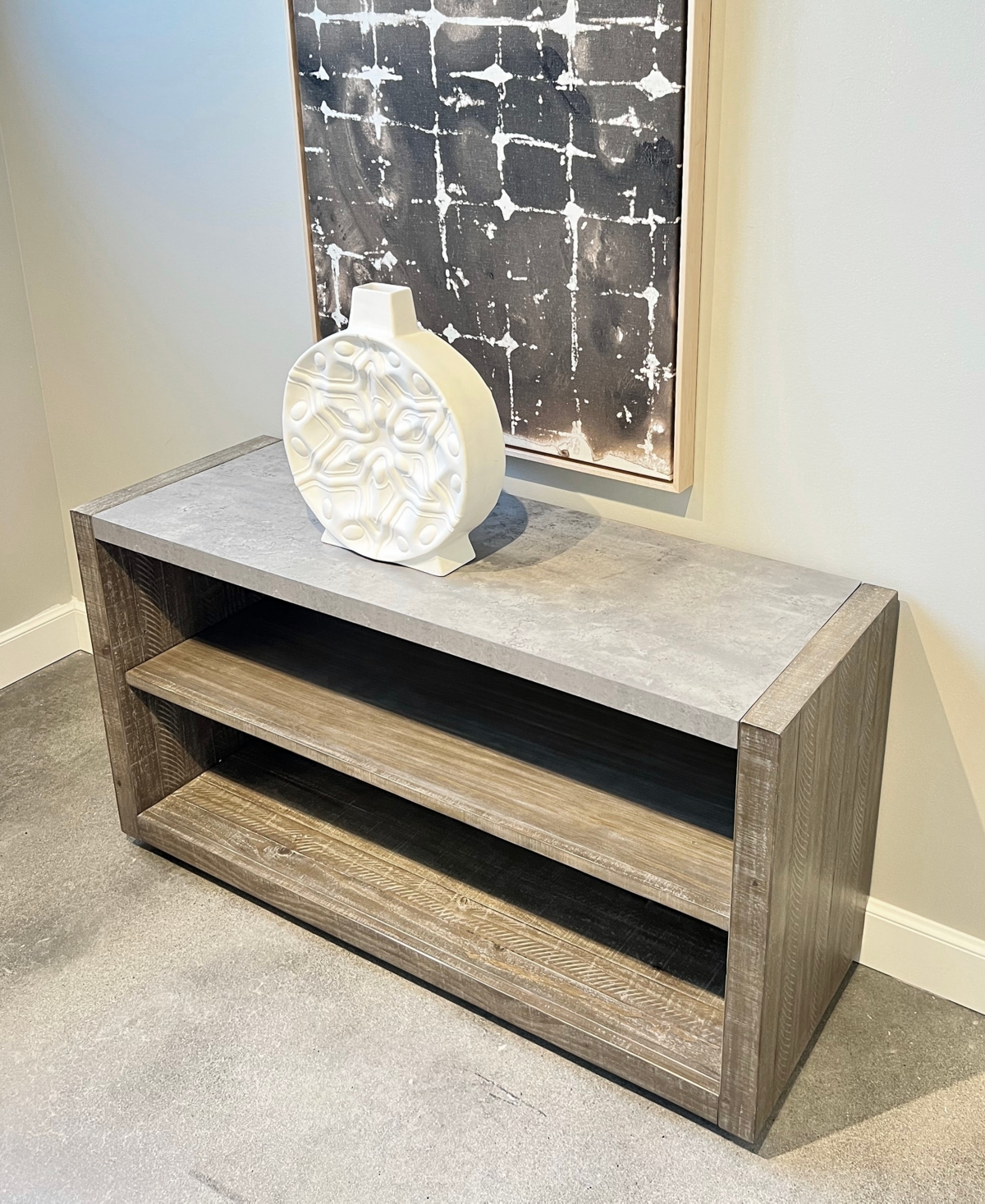 Macy's Intrigue 52" Wood Sofa Table In Hazelwood