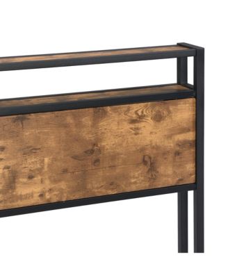 Metal Bed Frame w/ Storage, USB