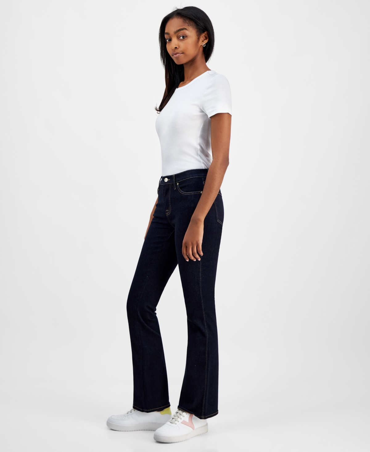 7 For All Mankind Women's Kimmie Tailorless Bootcut Jeans In Rinsed Indigo