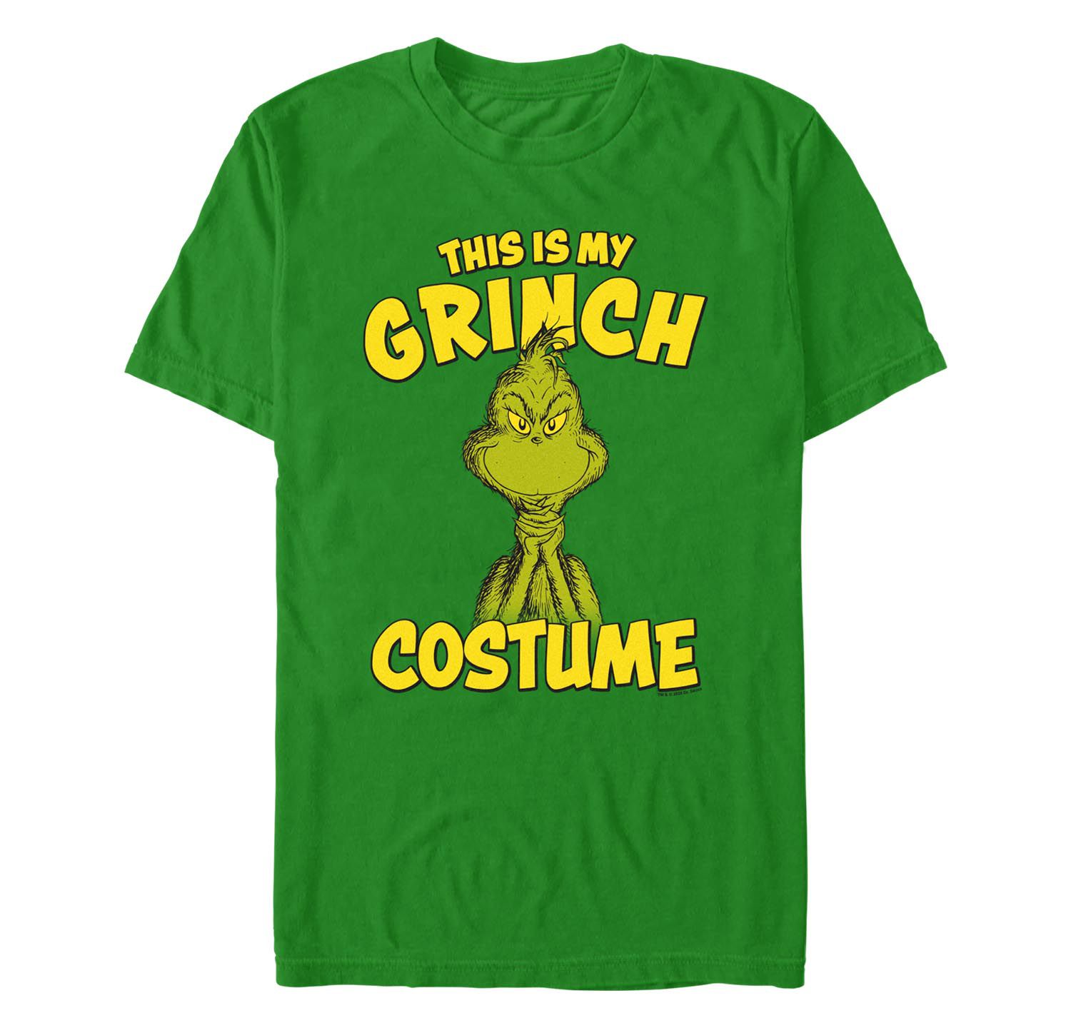 Men's Grinch Costume Short Sleeve T-Shirt