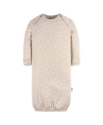 Baby Boys Gowns with Mitten Cuffs, 4-Pack