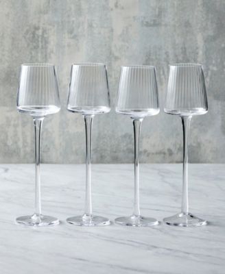 Empire Clear Cordial Glasses, Set of 4