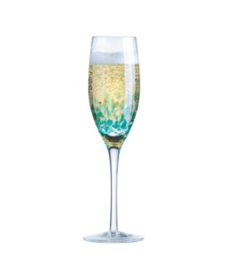 Speckle Champagne Flutes, Set of 4