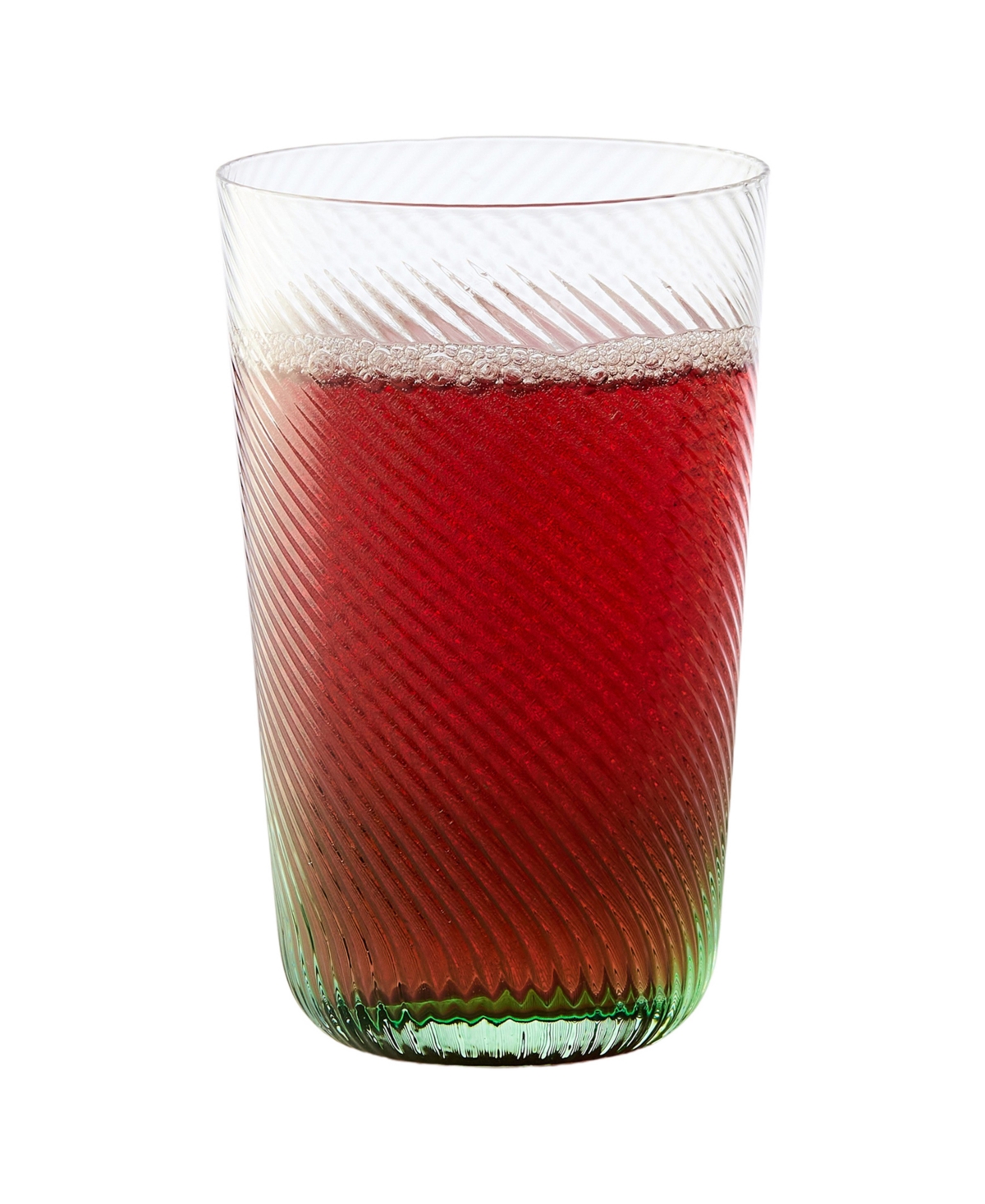 Anton Studio Designs Swirl Highball Tumblers, Set Of 4 In Multicolor