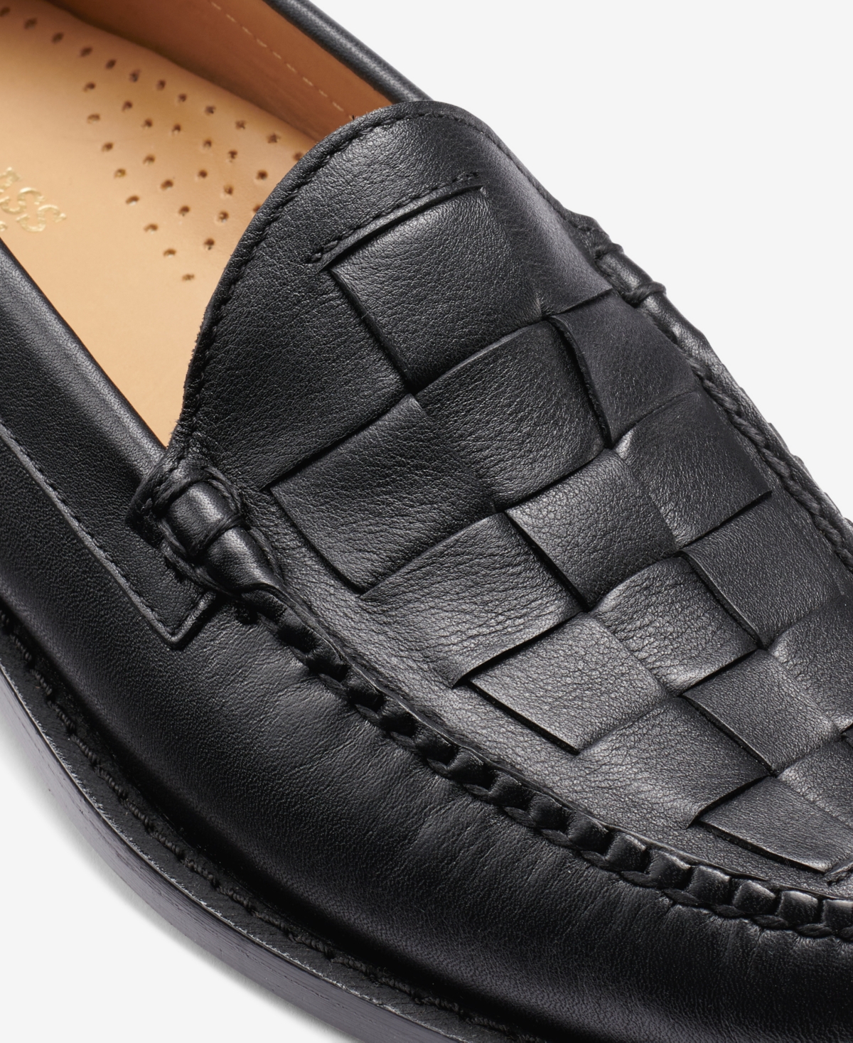 Gh Bass Men's Larson Woven Weejuns Loafer In Black