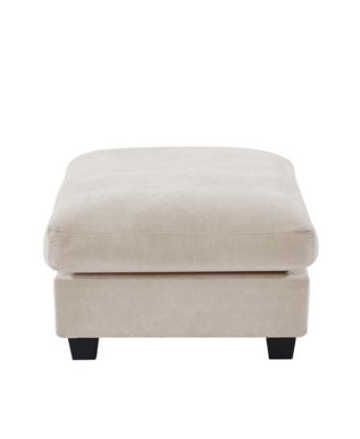 Feather Filled L-Shape Convertible Sectional Sofa