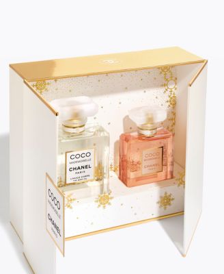 CHANEL COCO Mademoiselle 2本セット ギフトボックス入り CHANEL 2-Pc. COCO MADEMOISELLE Eau de Parfum & Body Oil Set - Macy's