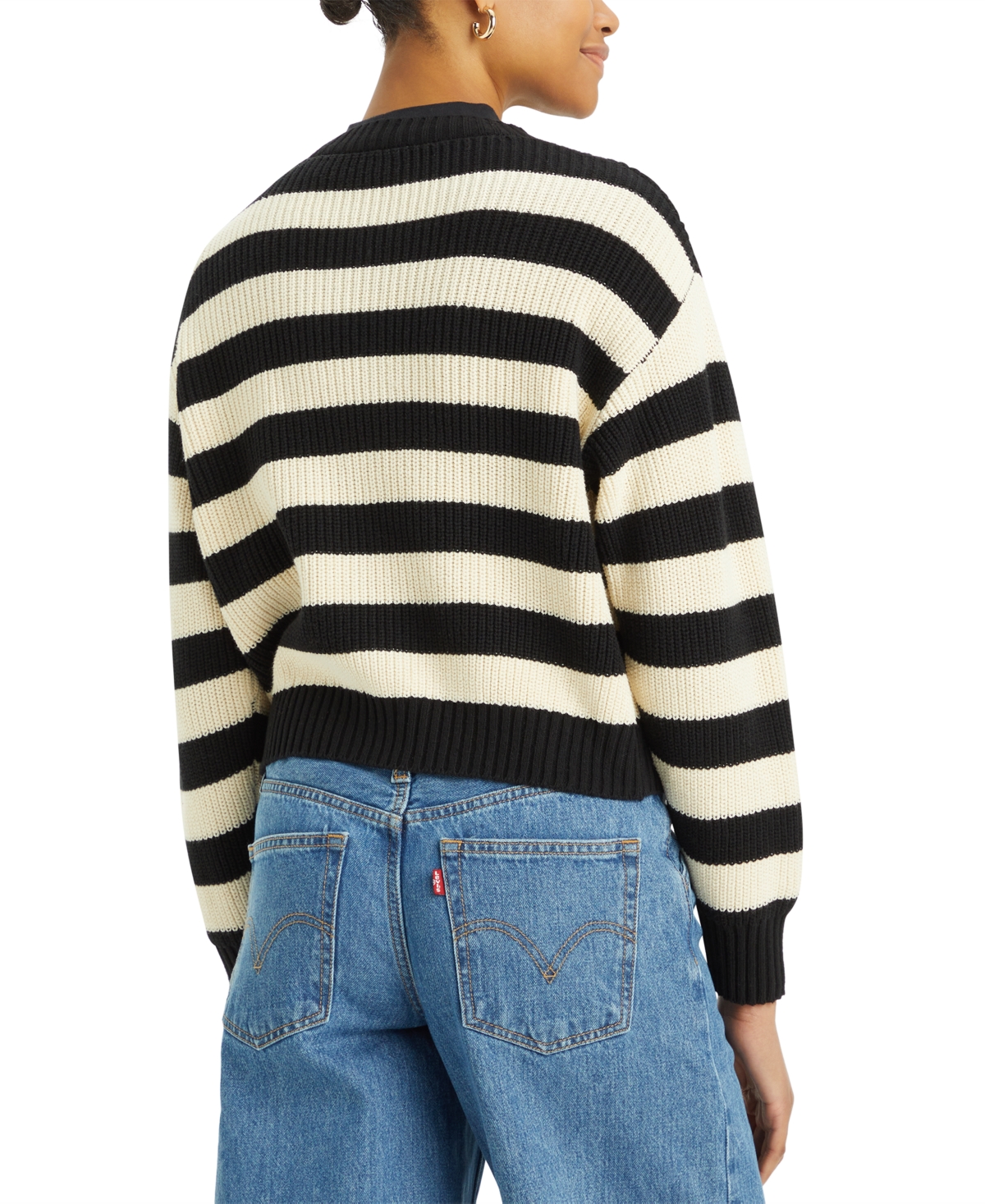 LEVI'S WOMEN'S SNOWFLAKE BUTTON-FRONT CARDIGAN 