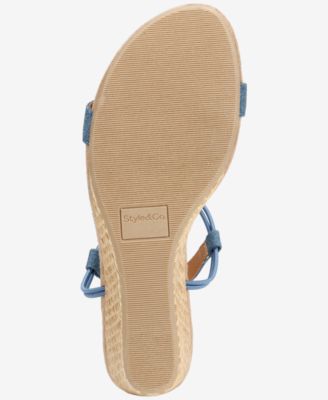 Women's Mulan Wedge Open-Toe Sandals, Created for Macy's