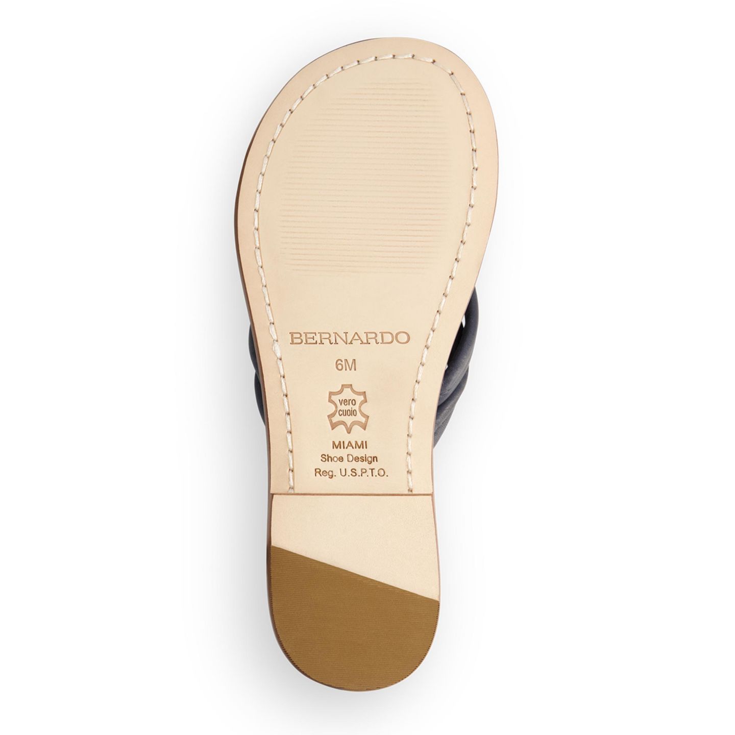 Женские сандалии Bernardo Footwear Miami Thong, цвет: Тёмно-синий — фото 5