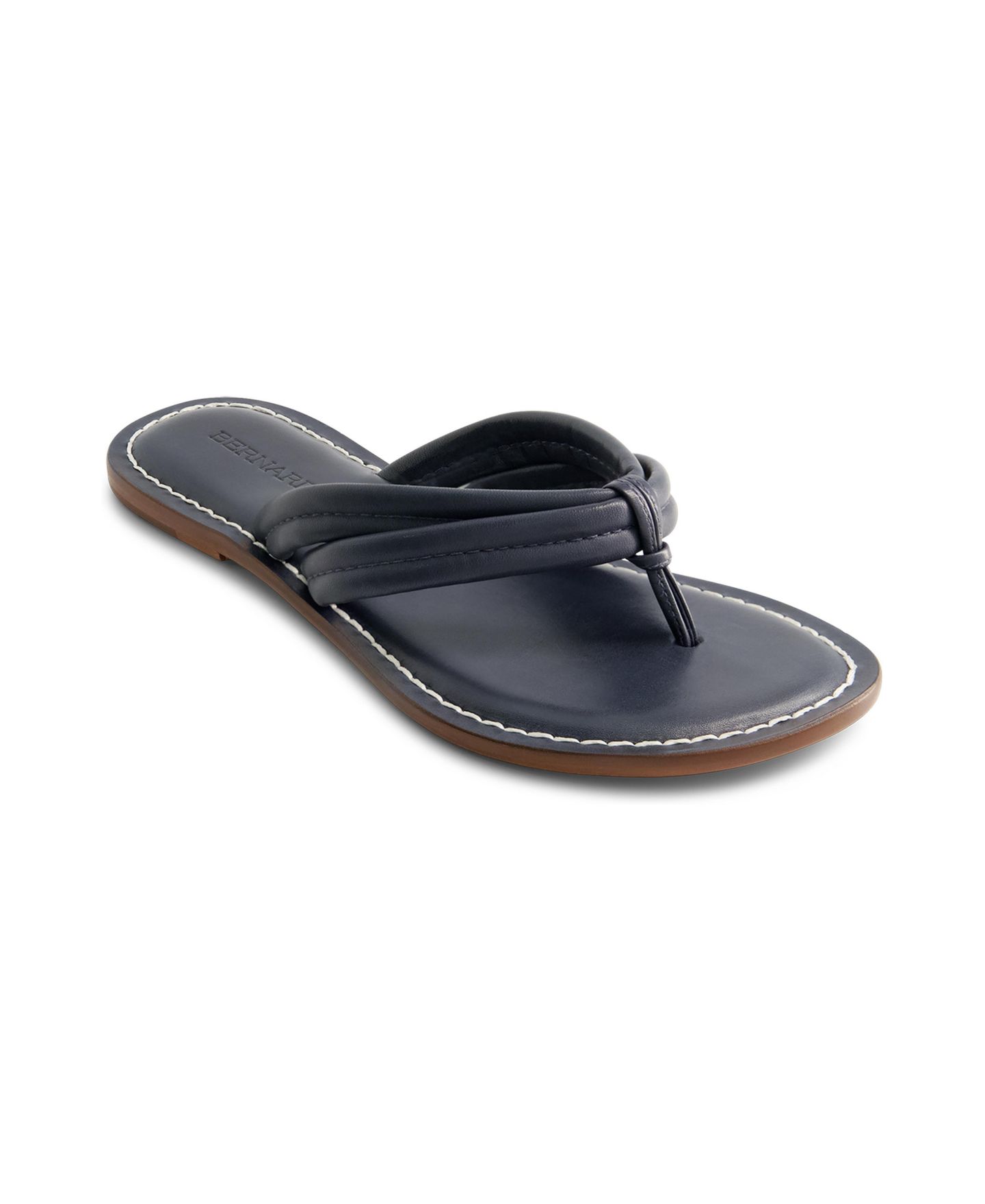 Женские сандалии Bernardo Footwear Miami Thong, цвет: Тёмно-синий — фото 1