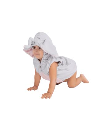 Elephant Hooded Romper Costume - Infants Boys & Girls