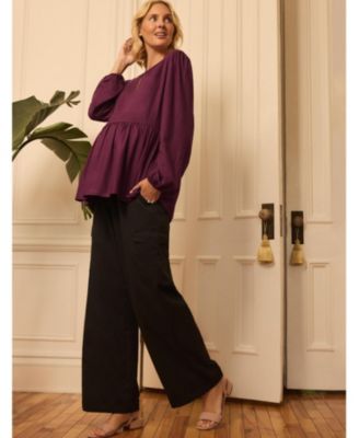 Maternity Under the Belly Utility Cargo Relaxed Fit Pant - Motherhood