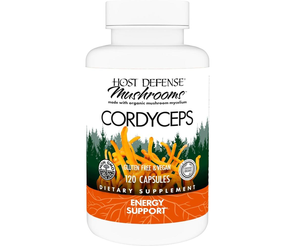 Host Defense Cordyceps Capsules - Immune & Energy Support Supplement