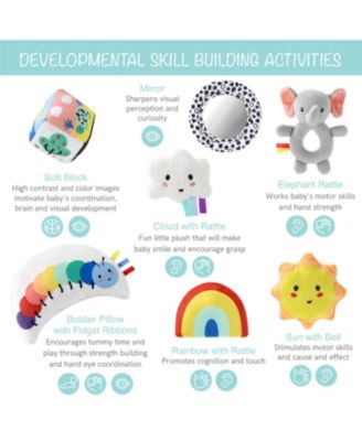 Montessori Elephant 7-in-1 Activity Play Gym & Play Mat for Baby