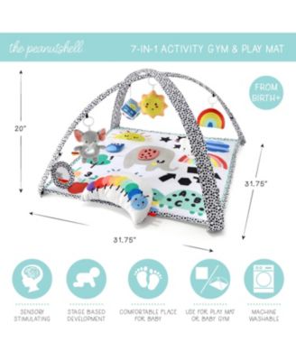 Montessori Elephant 7-in-1 Activity Play Gym & Play Mat for Baby