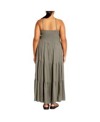 Plus Size Tahitian Maxi Dress