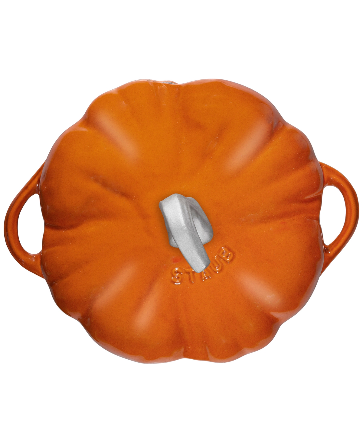 Staub Enameled Cast Iron 3.5-qt Pumpkin Cocotte In Orange