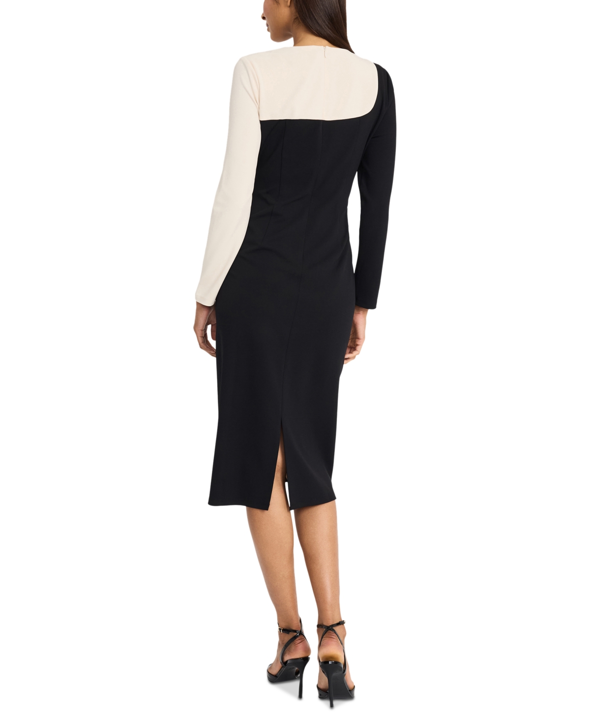 Donna Morgan Women's Colorblocked Bodycon Dress