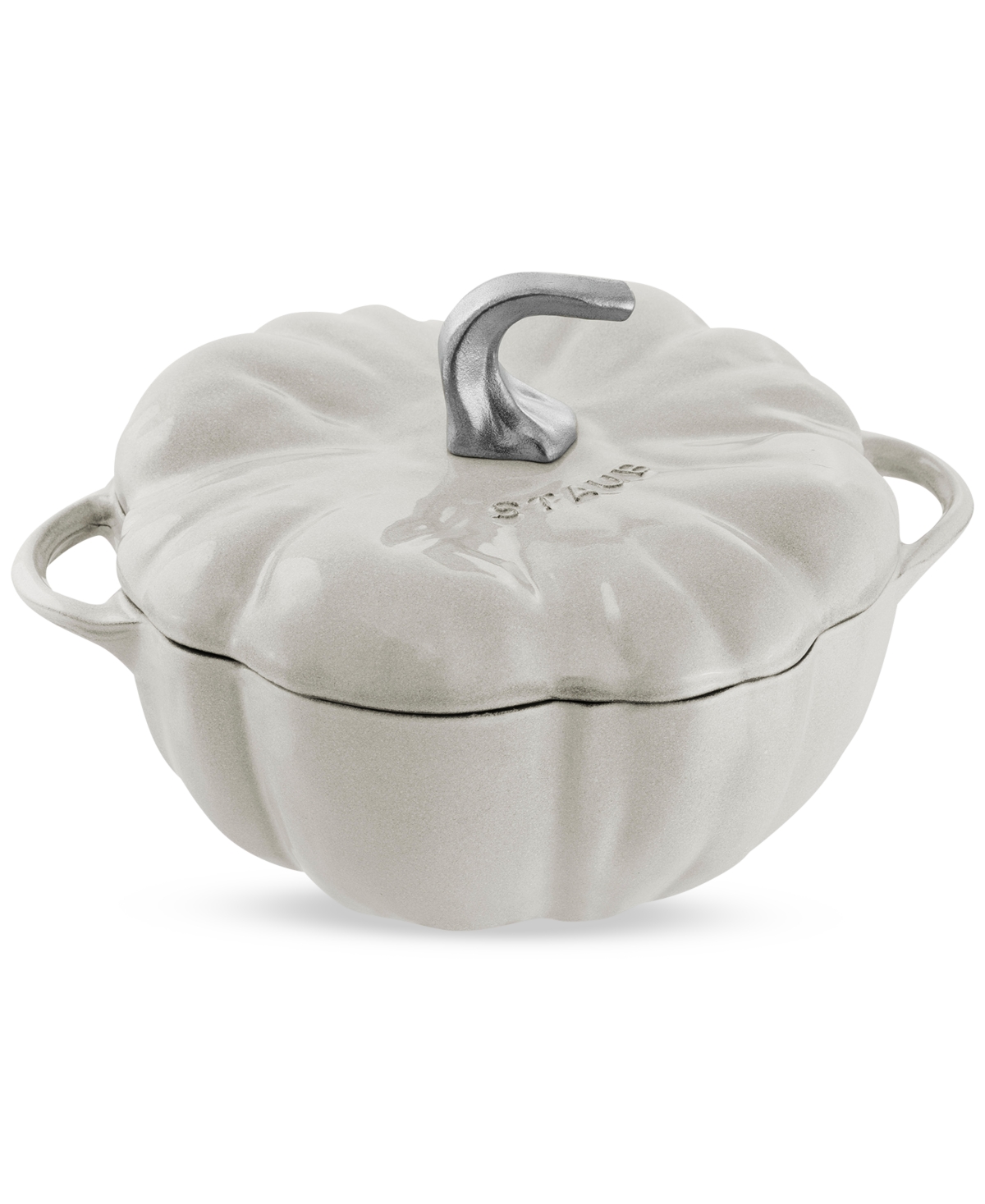 Staub Cast Iron 3.5-qt Pumpkin Cocotte With Stainless Steel Knob
