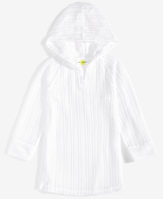 Epic Threads - Big Girls Hooded Mesh Cover-Up