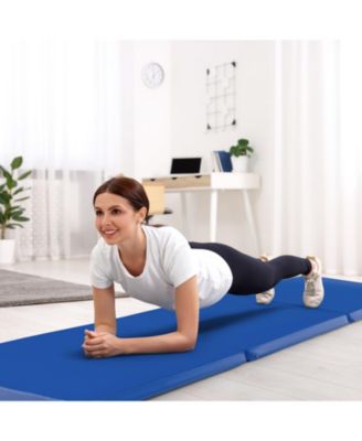 6 x 2 FT Tri-Fold Gym Mat with Handles and Removable Zippered Cover