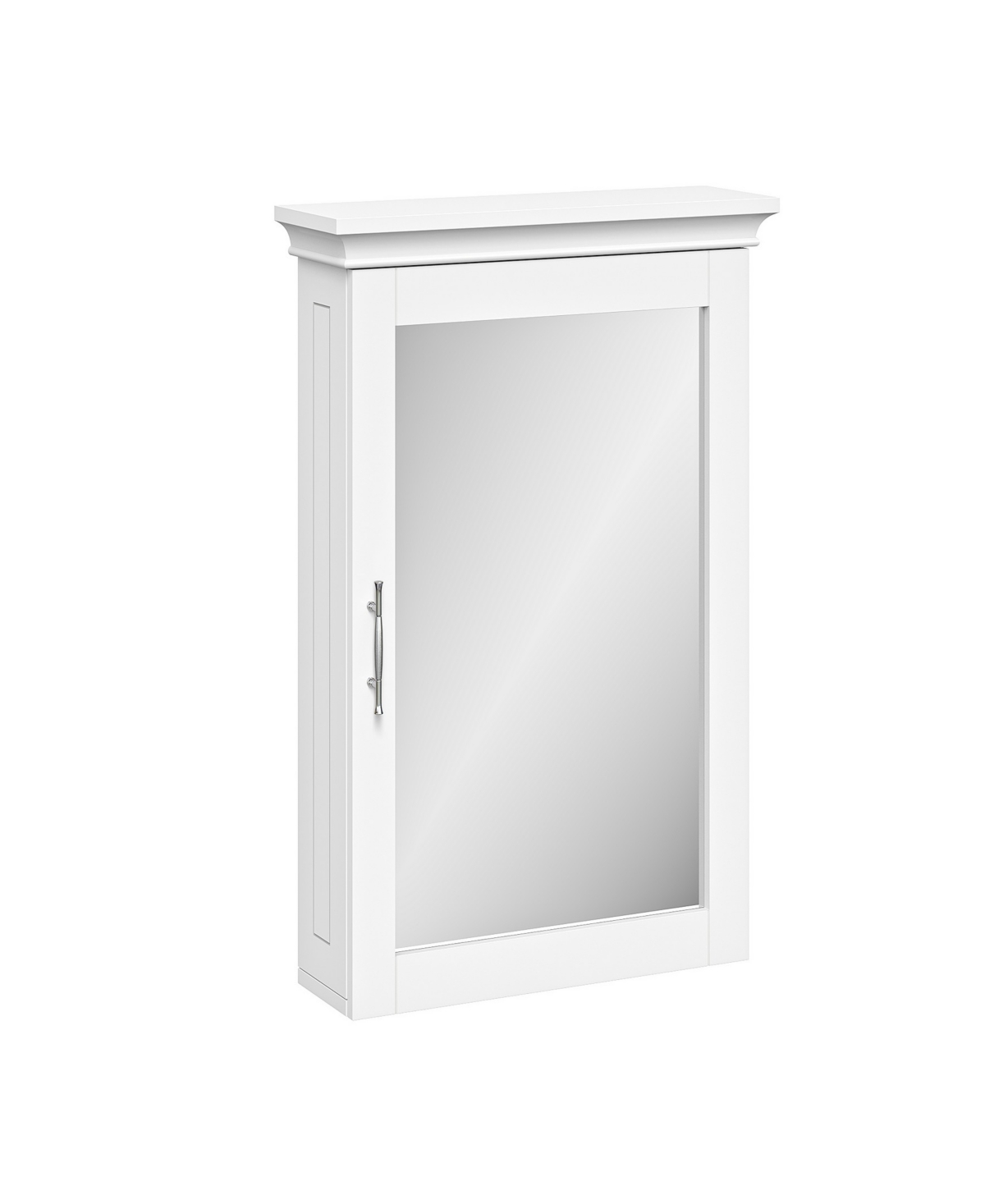 Somerset Wall Cabinet with Mirror - White