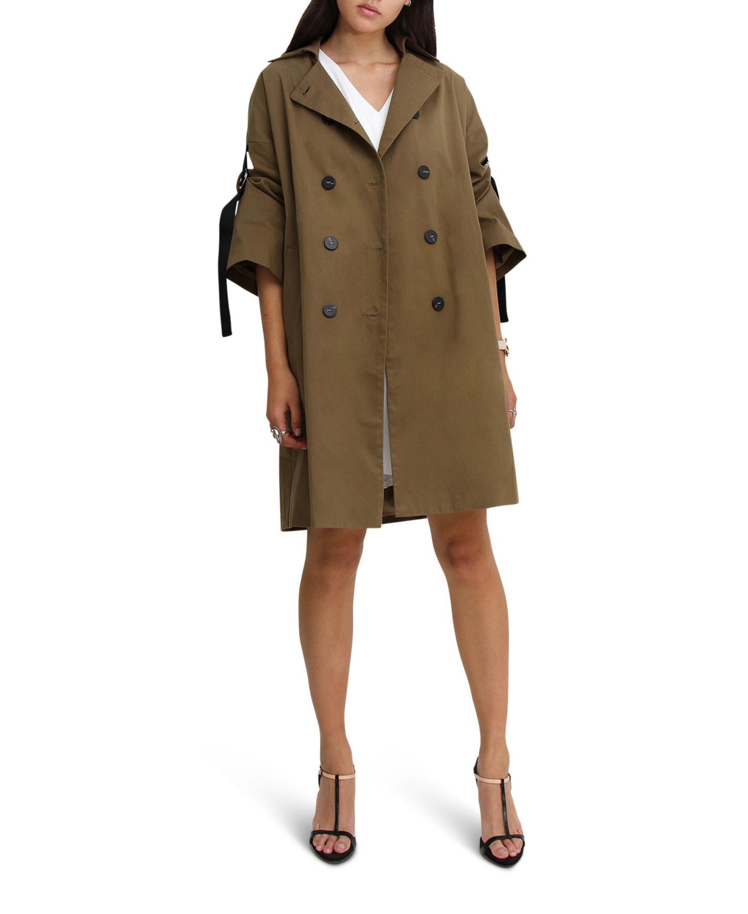 Women's Belle and Bloom Russian Romance Oversized Trench Coat