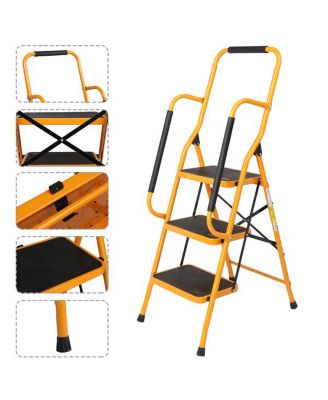 3 Step Ladder Portable Lightweight Step Stool