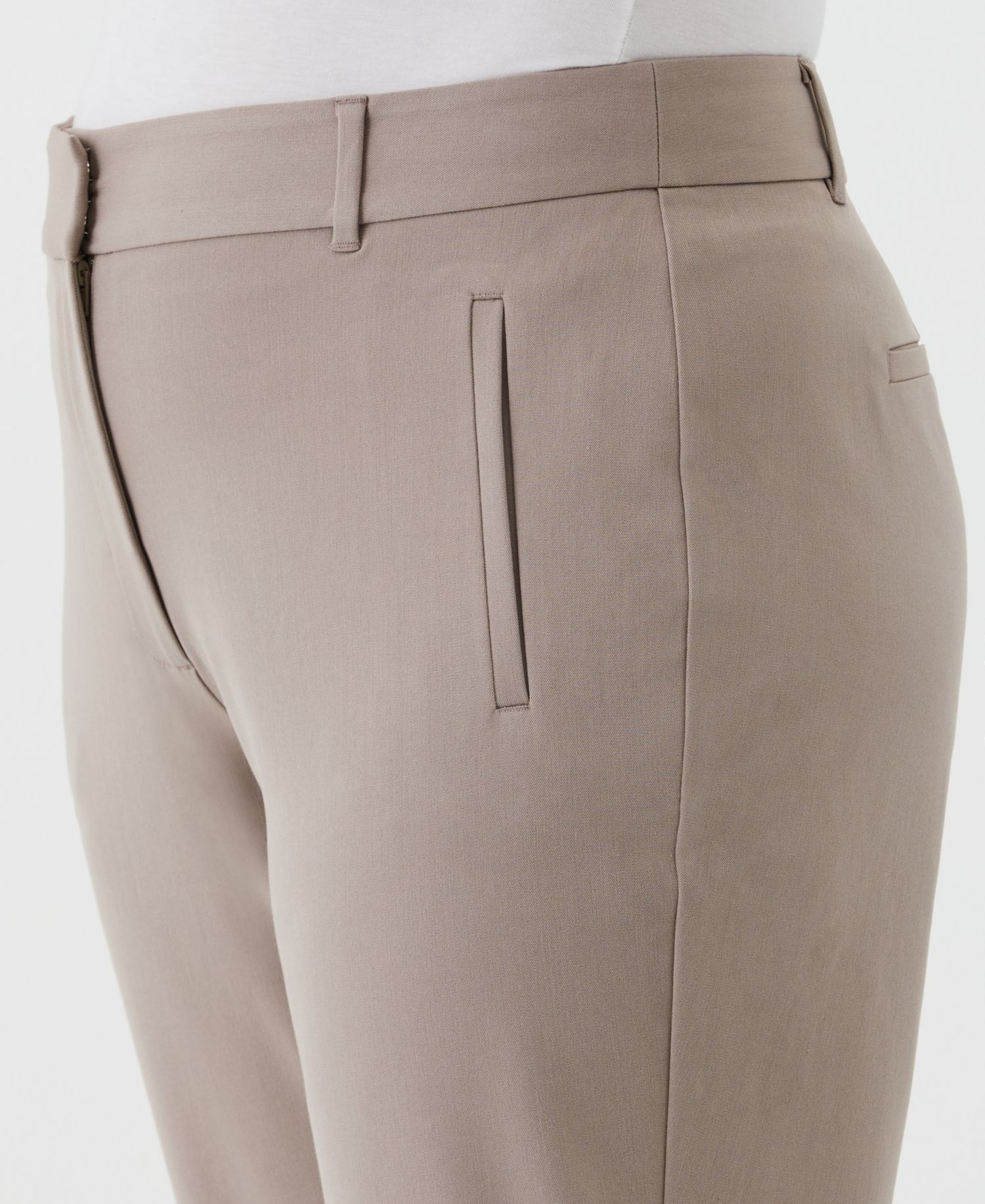 Petite Straight Leg Ankle Pants