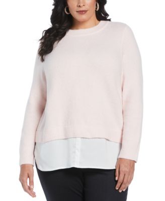 Plus Size Layered Sweater