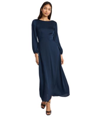 donna morgan blue dress Women's Cutout Tie-Back Maxi 02 PICC Line Changing sizechart-mini-dress-with-sleeve-bust Size:17.5-36 Slim Fit Haden is the perfect