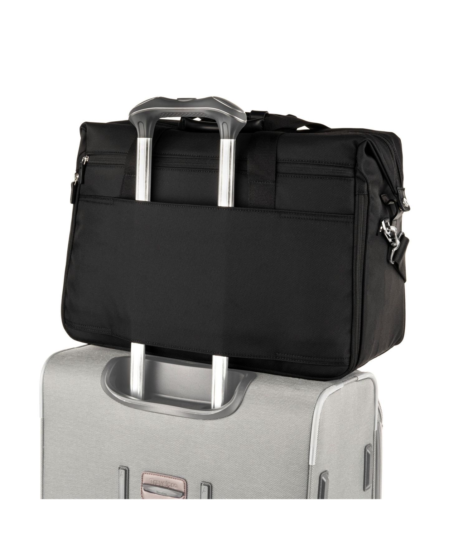 Сумка Travelpro Platinum Elite Soft Duffel, цвет: Теневой чёрный — фото 6