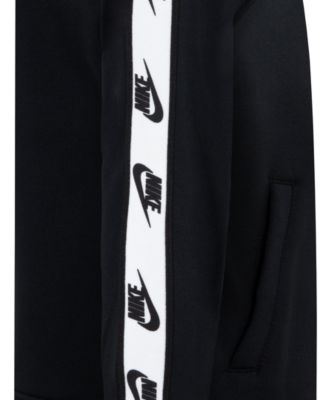 Boys and Girls 4-7 Dri-FIT Full-Zip with Logo Taping Trim Jacket and Pants, 2-Piece Set