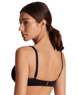 Women's Macrame-Ring Bikini Top