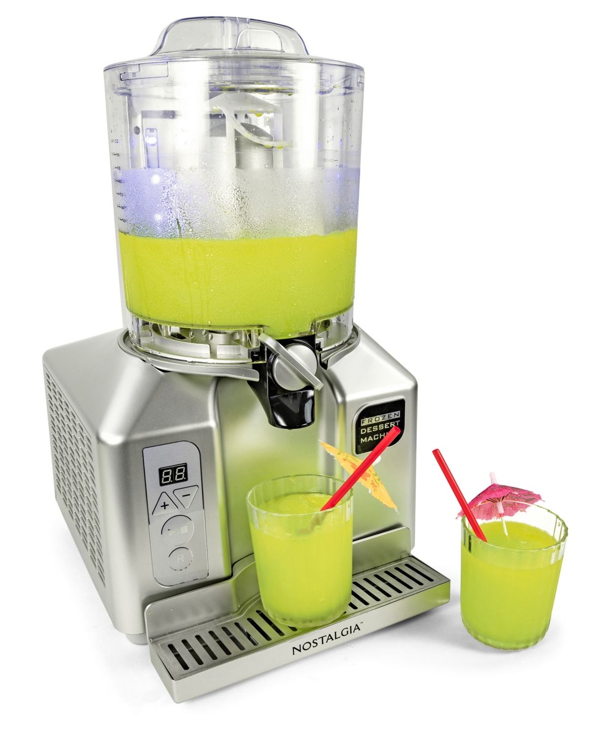 Nostalgia 2.8 Litre Professional Frozen Slush Machine In Silver