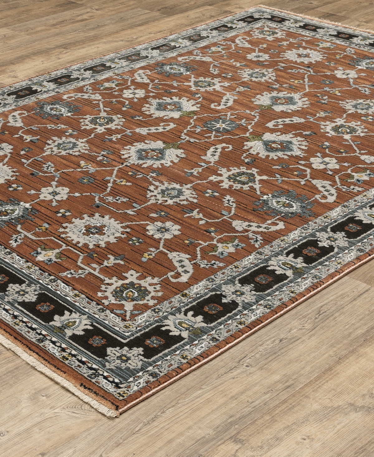Oriental Weavers Keira Kei05 5'3"x7'6" Area Rug In Rust