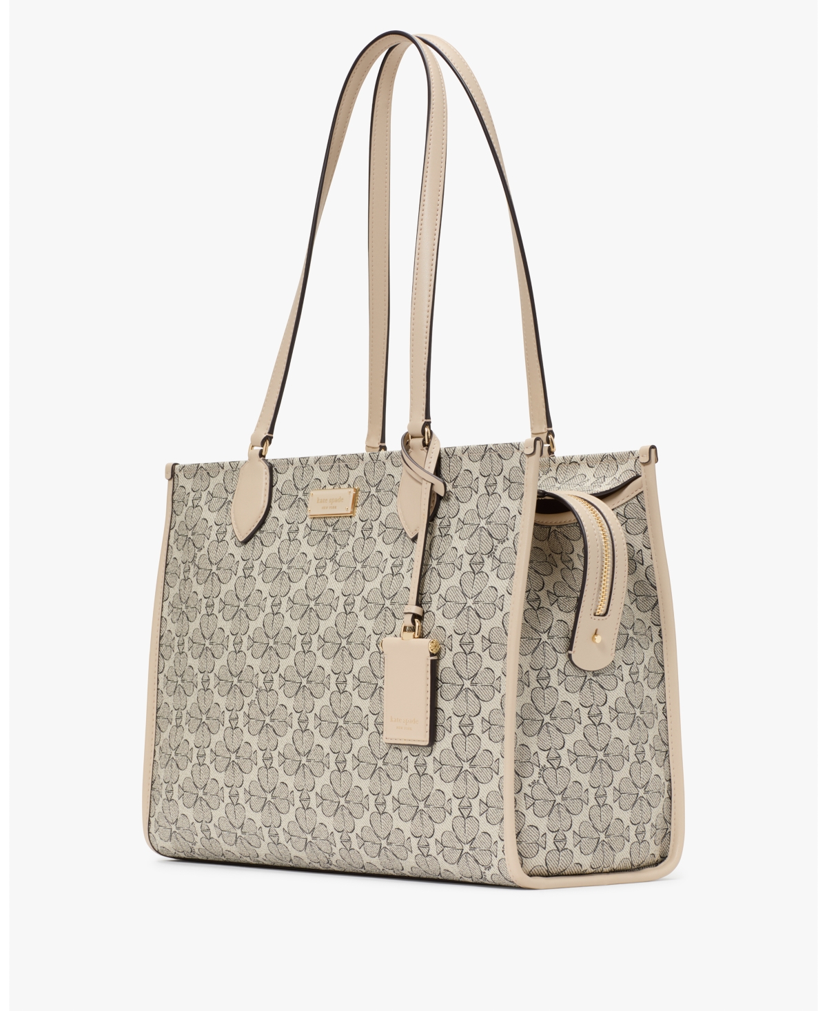 Kate Spade Women's Spade Flower Coated Canvas Large Tote Bag In Neutral Multi