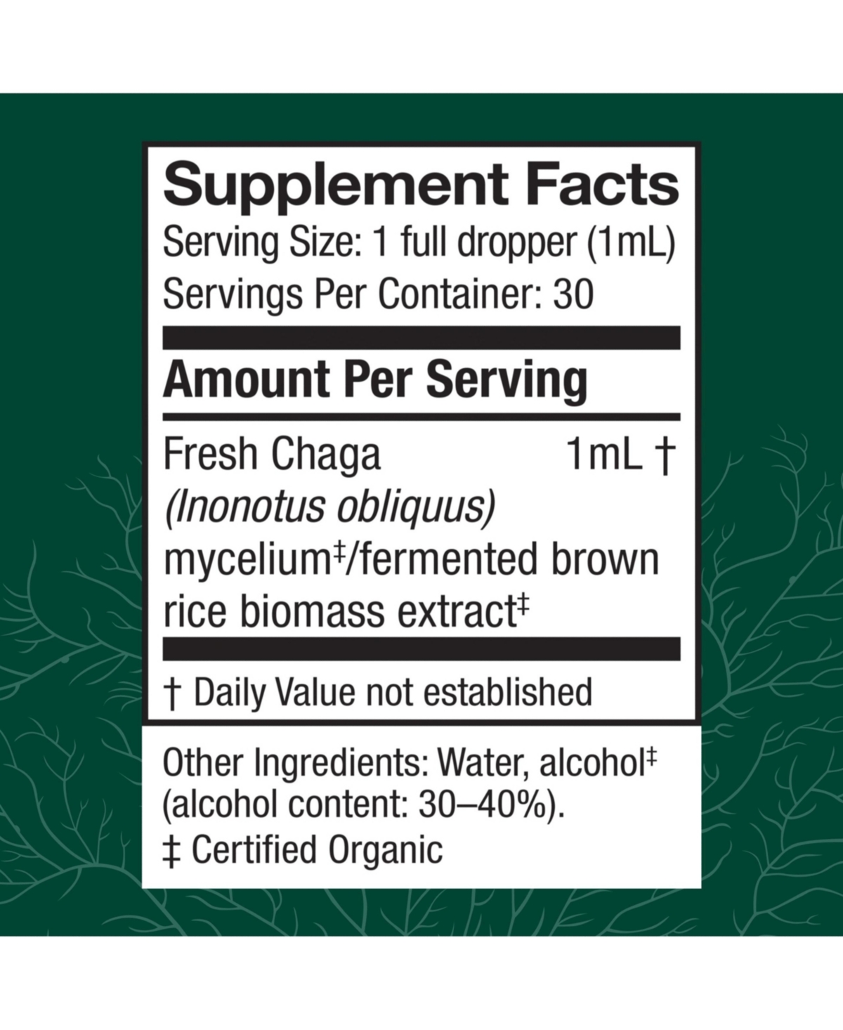 Host Defense Chaga Extract - Immune System Support Supplement