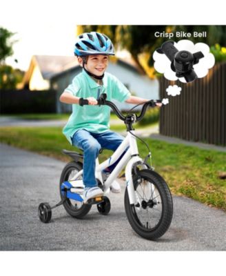 14 Inch Kids Bike with 2 Training Wheels for 3-5 Years Old