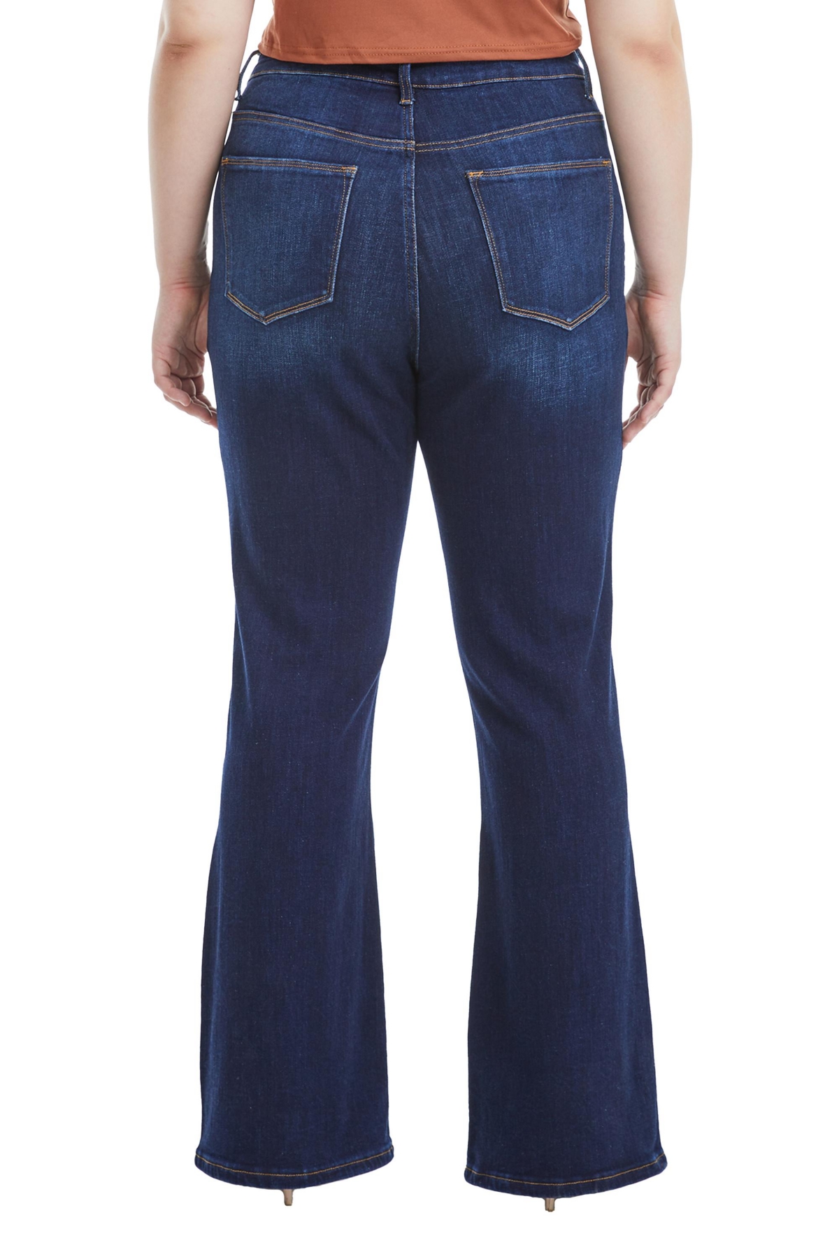 BAYEAS PLUS SIZE HIGH RISE FLARE JEANS 
