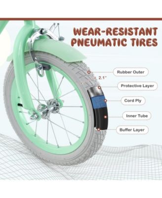 14/16/18 Inch Kids Bike with Adjustable Seat and Bell for Kids 3-8 Years Olds