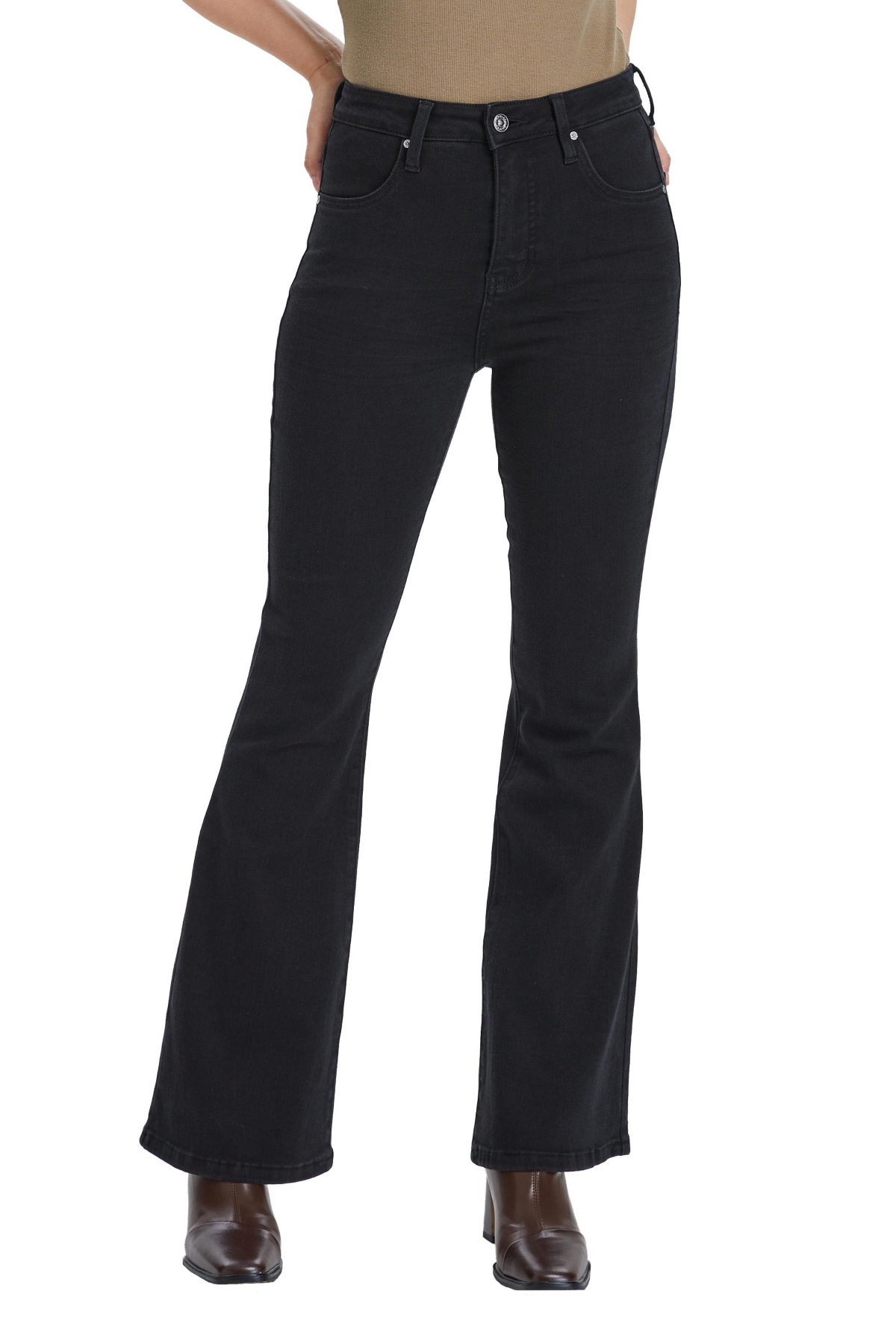 BAYEAS WOMEN'S HIGH RISE FLARE JEANS 