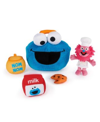 Official Cookie Monster Gonger Premium Plush Sensory Toys Playset