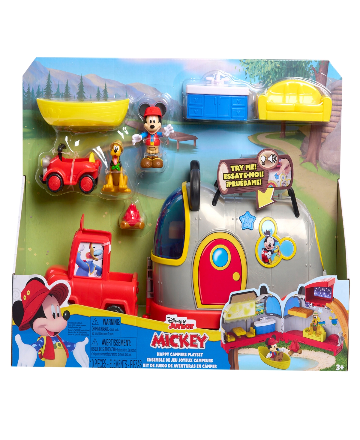 Mickey Mouse Happy Camper Playset In No Color