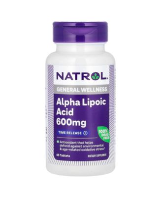 natrol l carnitine Natrol Alpha Lipoic Acid Time Release 600 mg - 45 Tablets