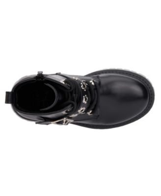 Little Girls Star Bright Combat Boots